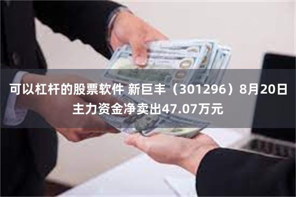 可以杠杆的股票软件 新巨丰（301296）8月20日主力资金净卖出47.07万元