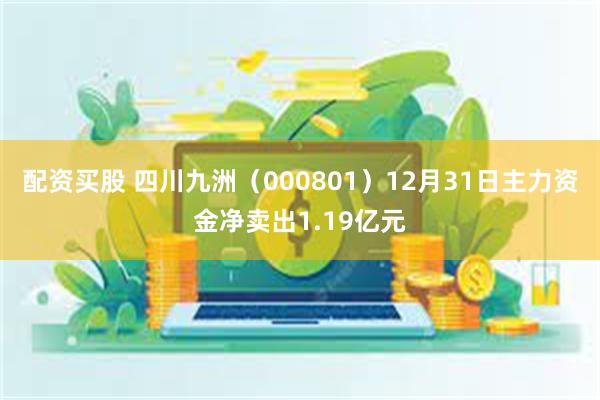 配资买股 四川九洲（000801）12月31日主力资金净卖出1.19亿元